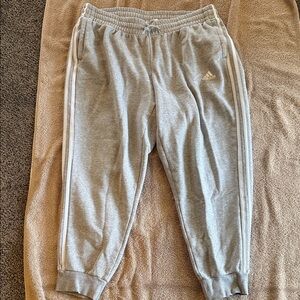 Women's Adidas fleece sweat pants.